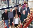 Von links nach rechts, hinten: Stephan Kümmel, Ingolf Steffan-Dewenter, Oliver Junge, Reinhard Meckl, Dominika Hösch, vorne: Susanne Lopez, Richard Cogdell, Rudolf Streinz