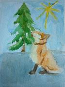 christmas card motif