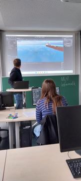 Foto des Programms Blue Earth Bot bei den Intiativen MUT-Mädchen und Technik