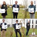 Tree patrons of the first hour at the University of Bayreuth.