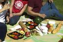 Menschen beim Picknick