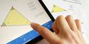 Foto eines Tablets mit der sketchometry-Anwendung
