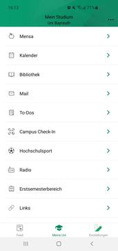 So sieht die UniNow-App aus.