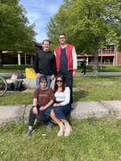 Gruppenfoto des Teams des saisonalen Kochbuchs