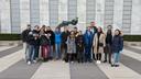 die MUN Gruppe vor dem UN Hauptquartier 